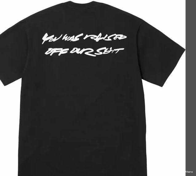 L 24SS S and Futura Tee M Logo White Box Black XL 0808